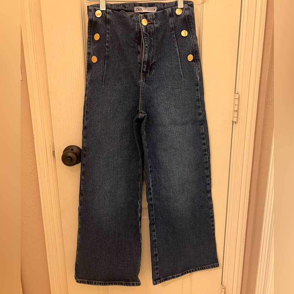 ZARA High Waisted Jean